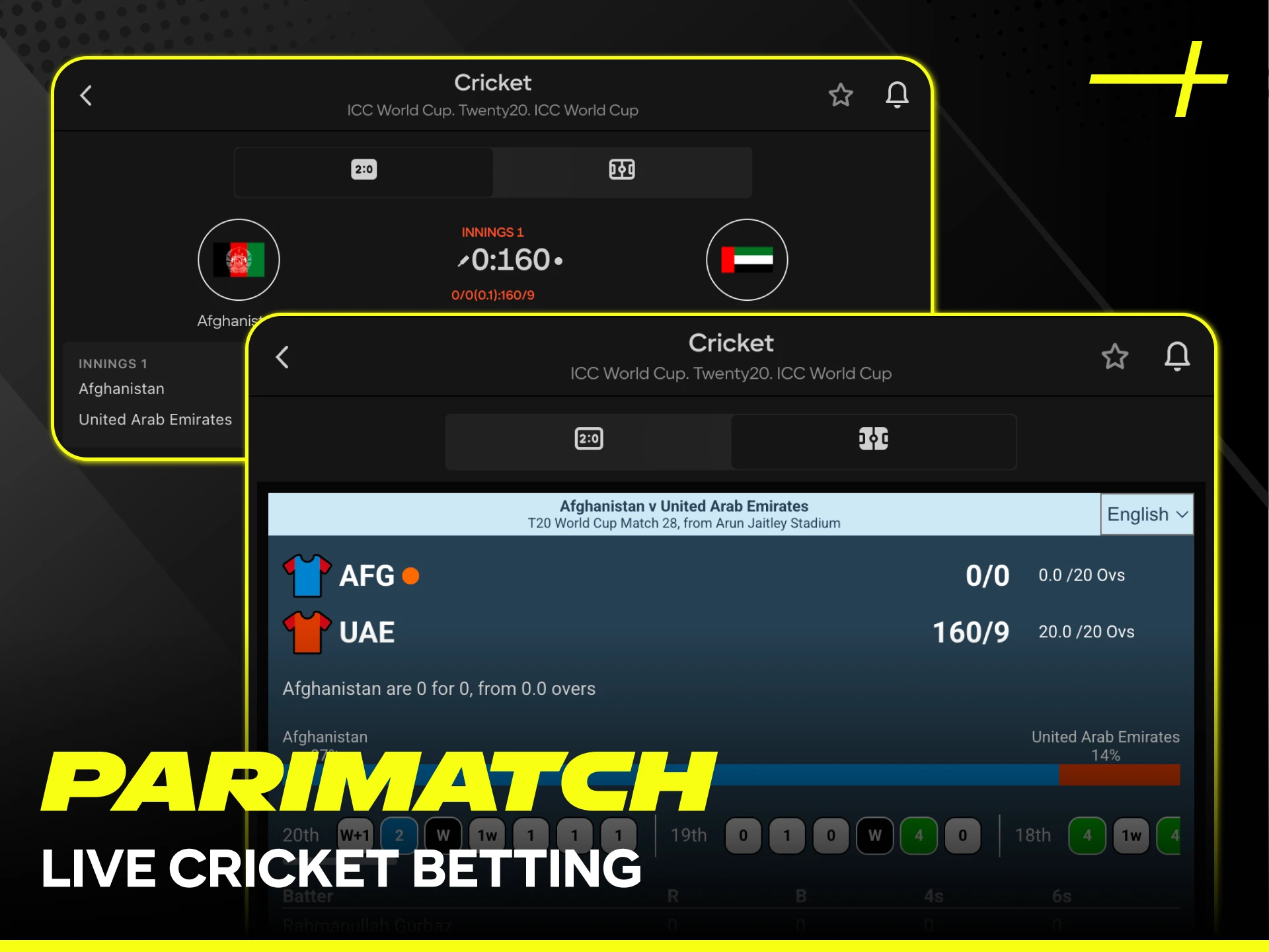 Enjoy real-time thrills with live cricket betting options at Parimatch.